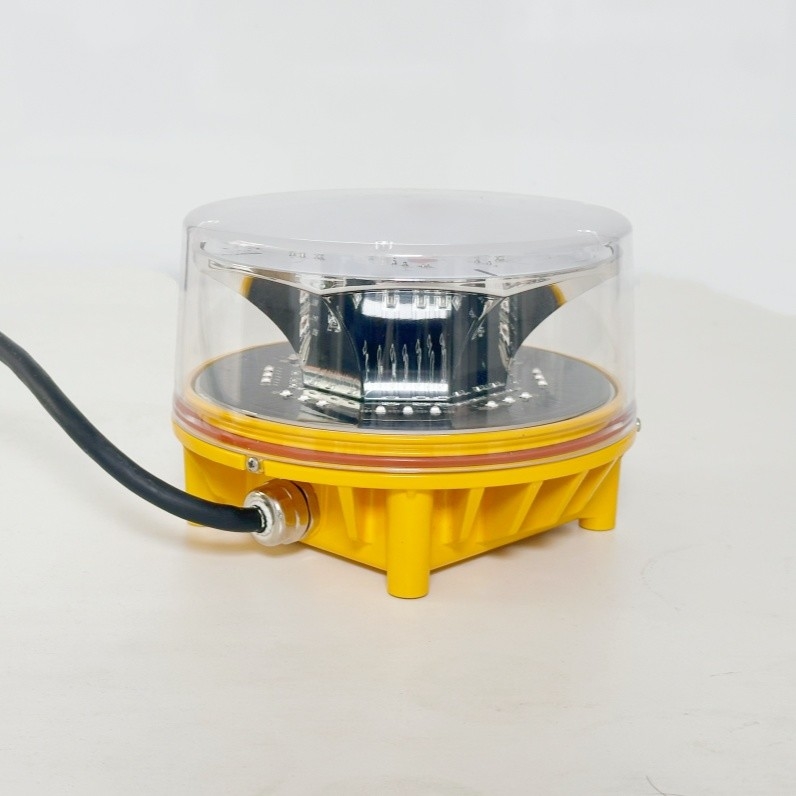Luz de obstrução de aviação de intensidade média de conformidade com a OM2K-B da ICAO para torres e edifícios