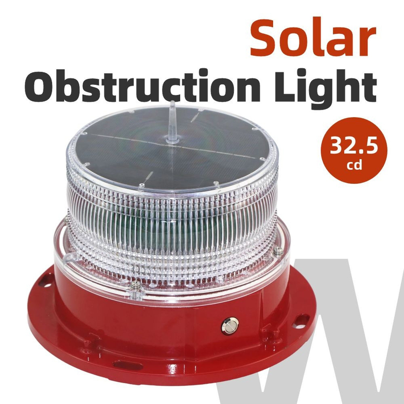 Tipo solar A/B AFS1803 FAA L-810 da luz de obstrução ICAO da torre da baixa intensidade