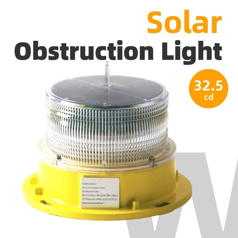 Tipo solar A/B AFS1803 FAA L-810 da luz de obstrução ICAO da torre da baixa intensidade