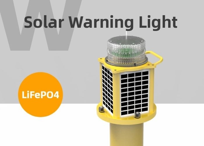 Visibilidade Marine Warning Light Number de 6-7KM 4 lanternas solares vermelhas de piscamento da navegação do diodo emissor de luz