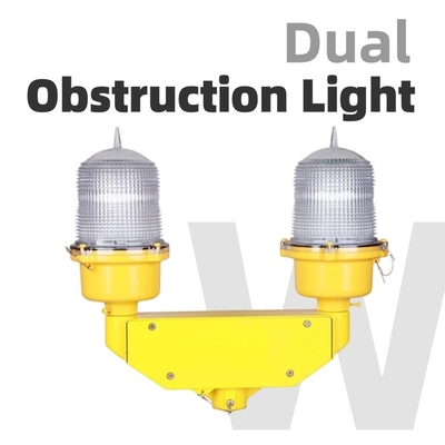 Luz de obstrução dobro impermeável dupla da luz de obstrução IP67 do dispositivo elétrico FAA L-810