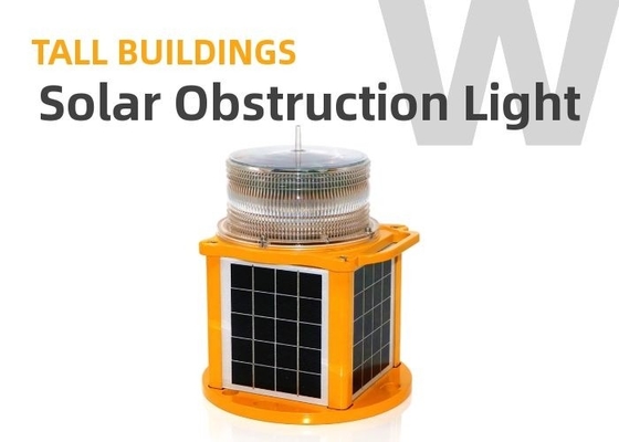 Luz solar do obstáculo da baixa intensidade de luz de obstrução IP68 da construção de ROHS