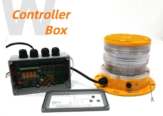 Monitoração de For Fault Alarm do controlador da luz de obstrução da aviação do diodo emissor de luz IP65