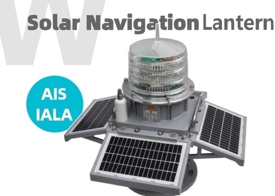 Diodo emissor de luz independente Marine Navigation Lantern da luz solar do AIS